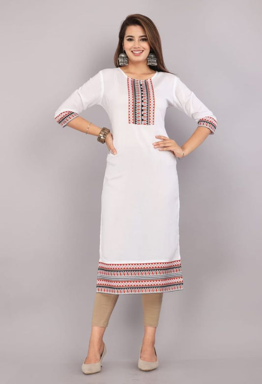 Women's Printed Cotton Kurti | Casual Everyday Ethnic Top