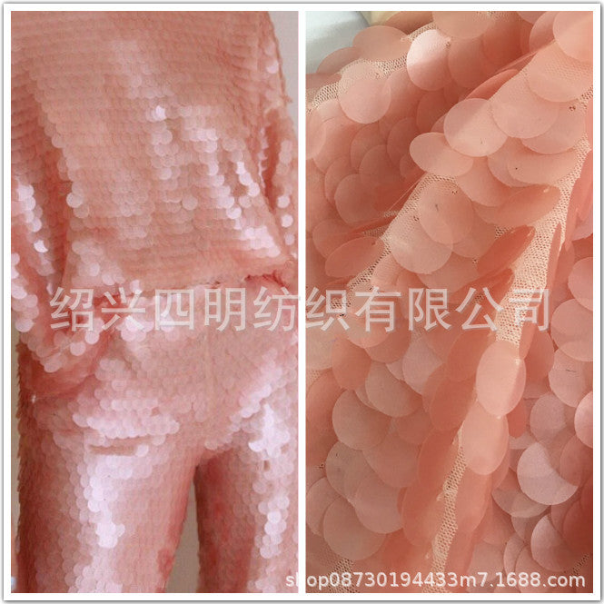 18mm round encrypted sequin cloth, magic powder mermaid sequins, dress stage clothing fabric, background