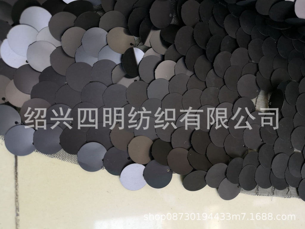 18mm round encrypted sequin cloth, magic powder mermaid sequins, dress stage clothing fabric, background
