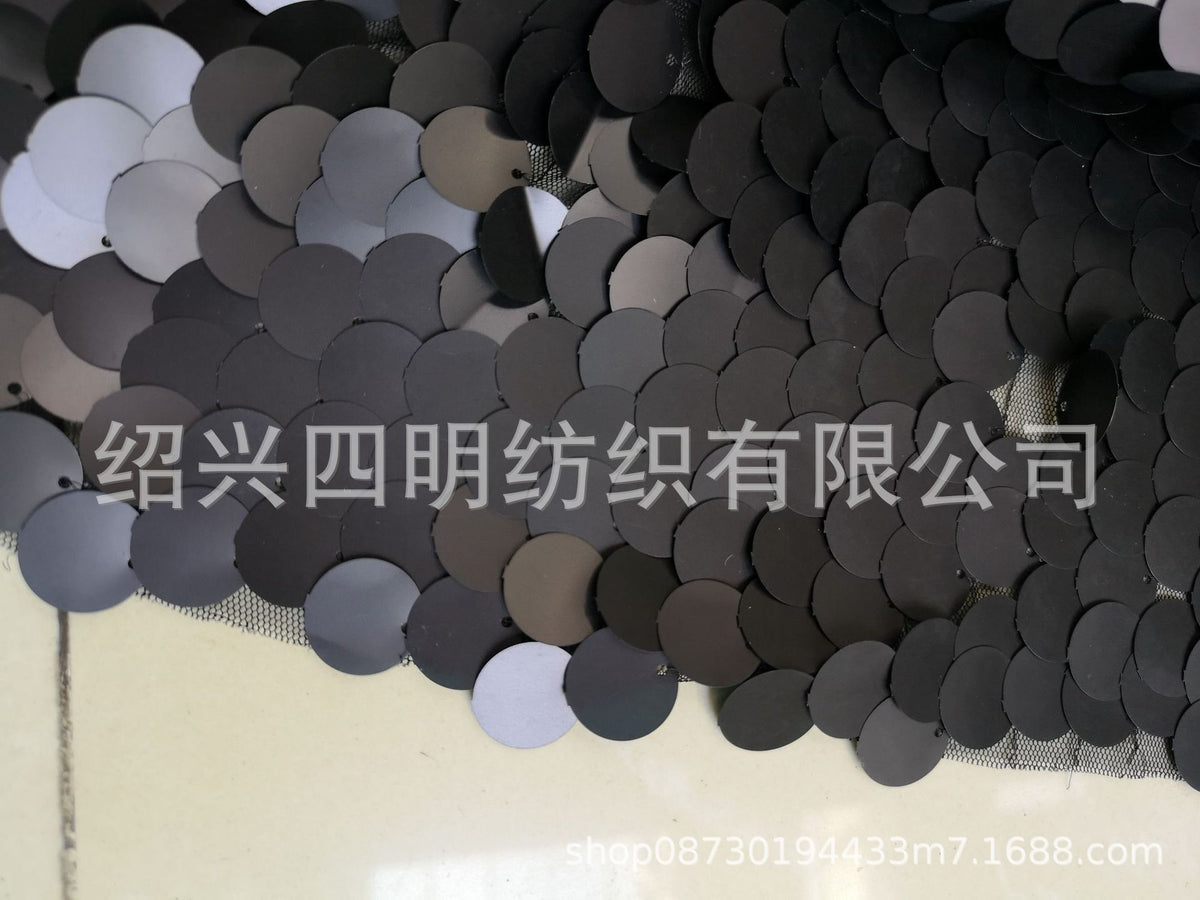 18mm round encrypted sequin cloth, magic powder mermaid sequins, dress stage clothing fabric, background