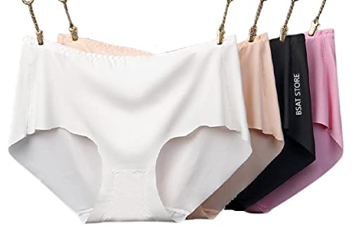 Ice Silk No-Show Hipster Panty for Women | Pack of 5 | Multicolor
