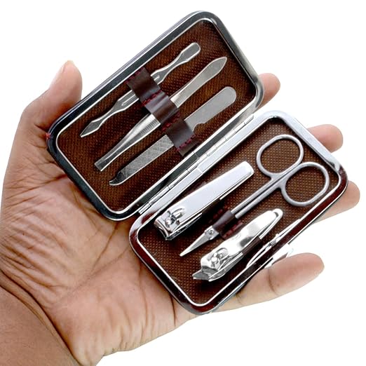 6-in-1 Nail Art & Manicure Pedicure Tool Set