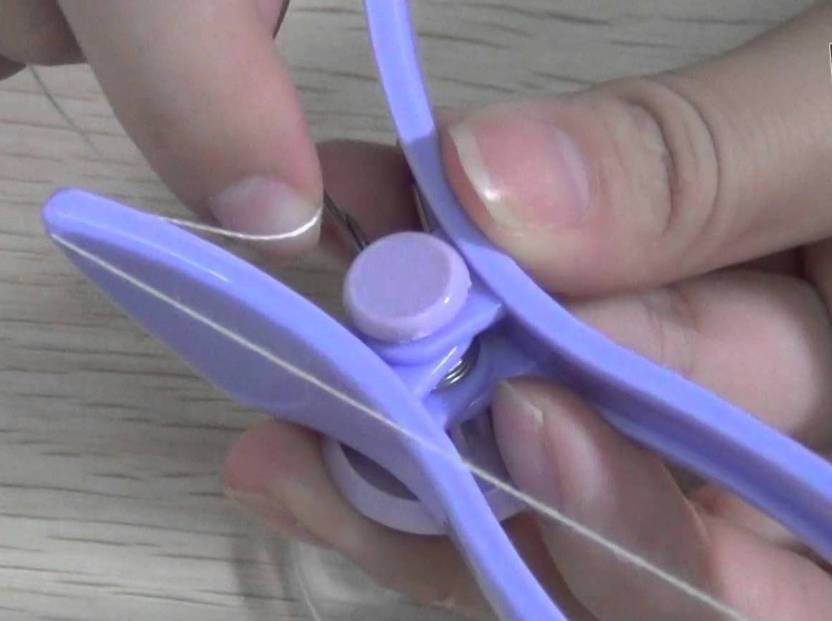 Eyebrow Threading & Hair Removal Tool for Women — Purple