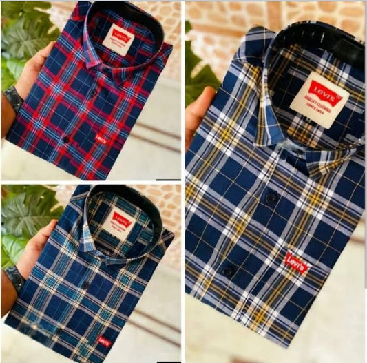 Men's Check Shirts Combo (Pack of 3) — Classic