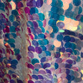 18mm round encrypted sequin cloth, magic powder mermaid sequins, dress stage clothing fabric, background