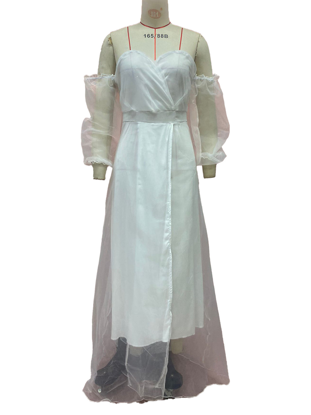 2026 European and American Autumn and Winter New Long-Sleeve Party Dress Amazon Long Elegant Mid-Waist Chiffon Women's Dress