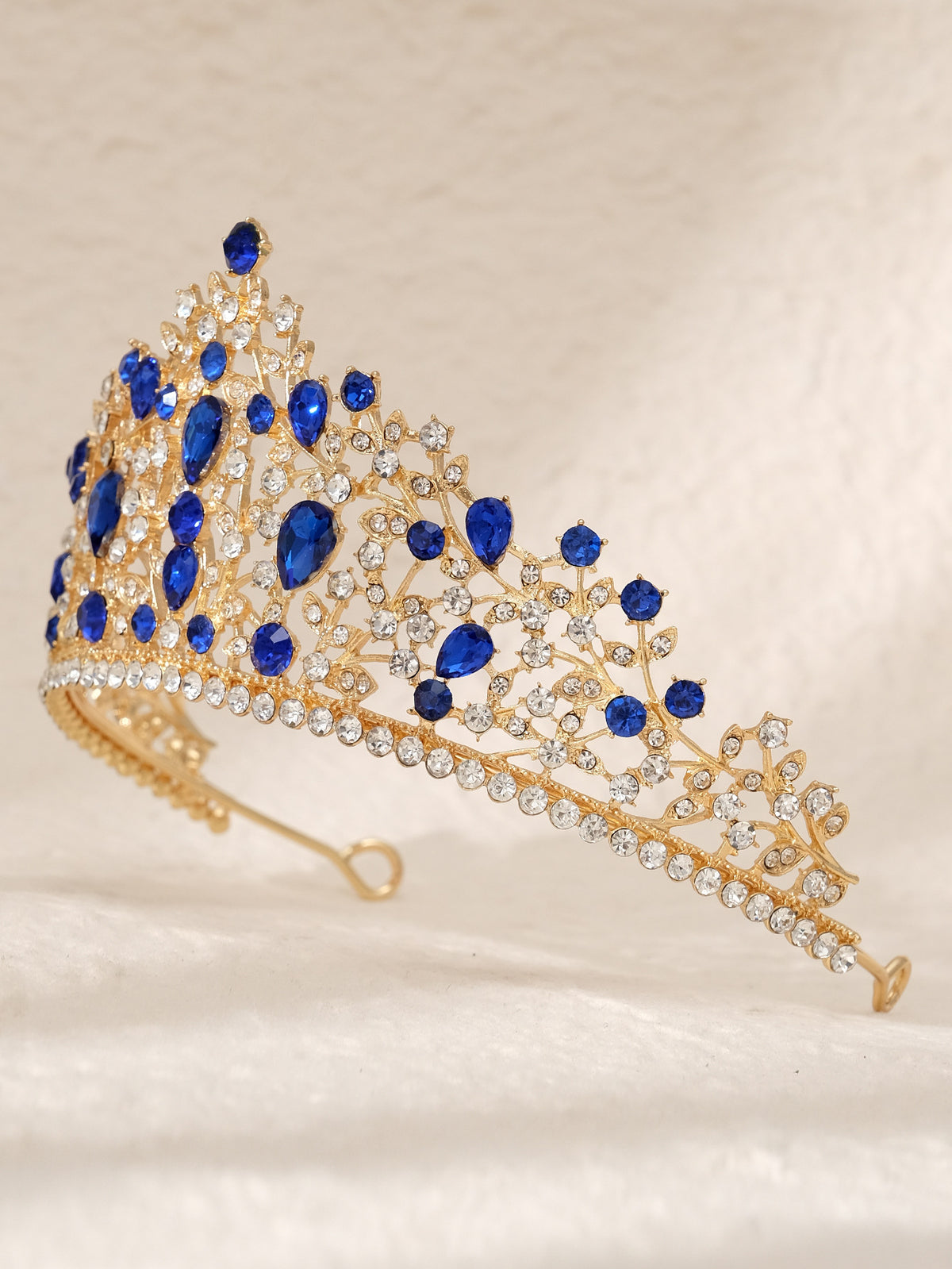 European and American All-match Bride Wedding Hair Accessories Light Luxury Full Diamond Birthday Party Crown Baroque Vintage Rhinestone Crown