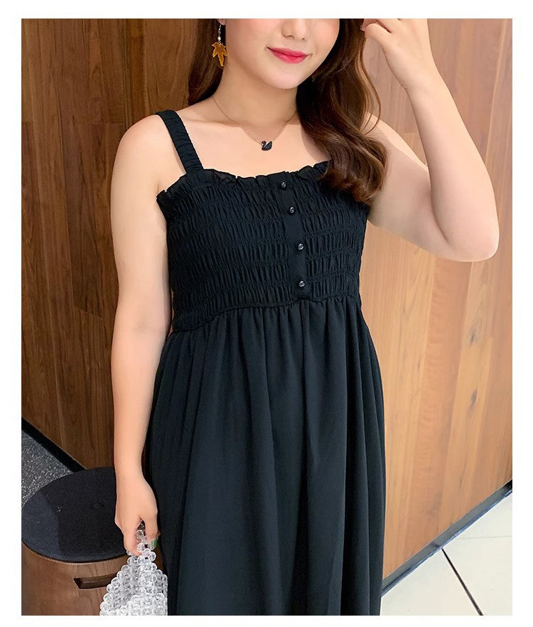 Women's Cardigan Set Korean Style Strapless Dress 100kg Plus-Size Designer Dress 662 Elegant Workwear