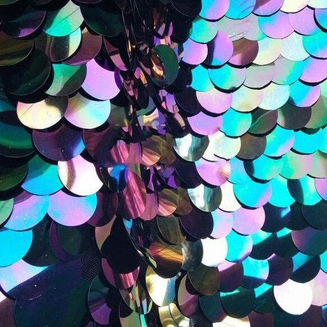 18mm round encrypted sequin cloth, magic powder mermaid sequins, dress stage clothing fabric, background