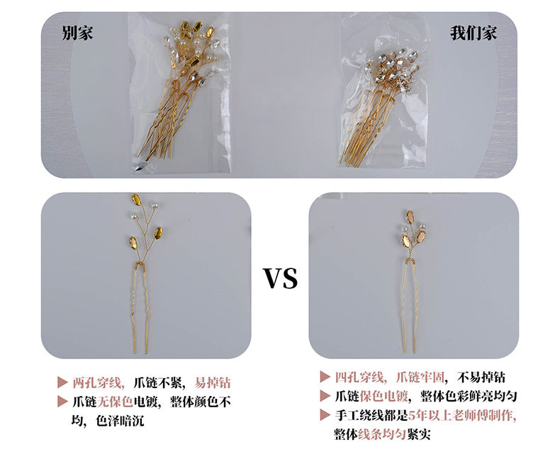 European and American All-match Bride Wedding Hair Accessories Light Luxury Full Diamond Birthday Party Crown Baroque Vintage Rhinestone Crown