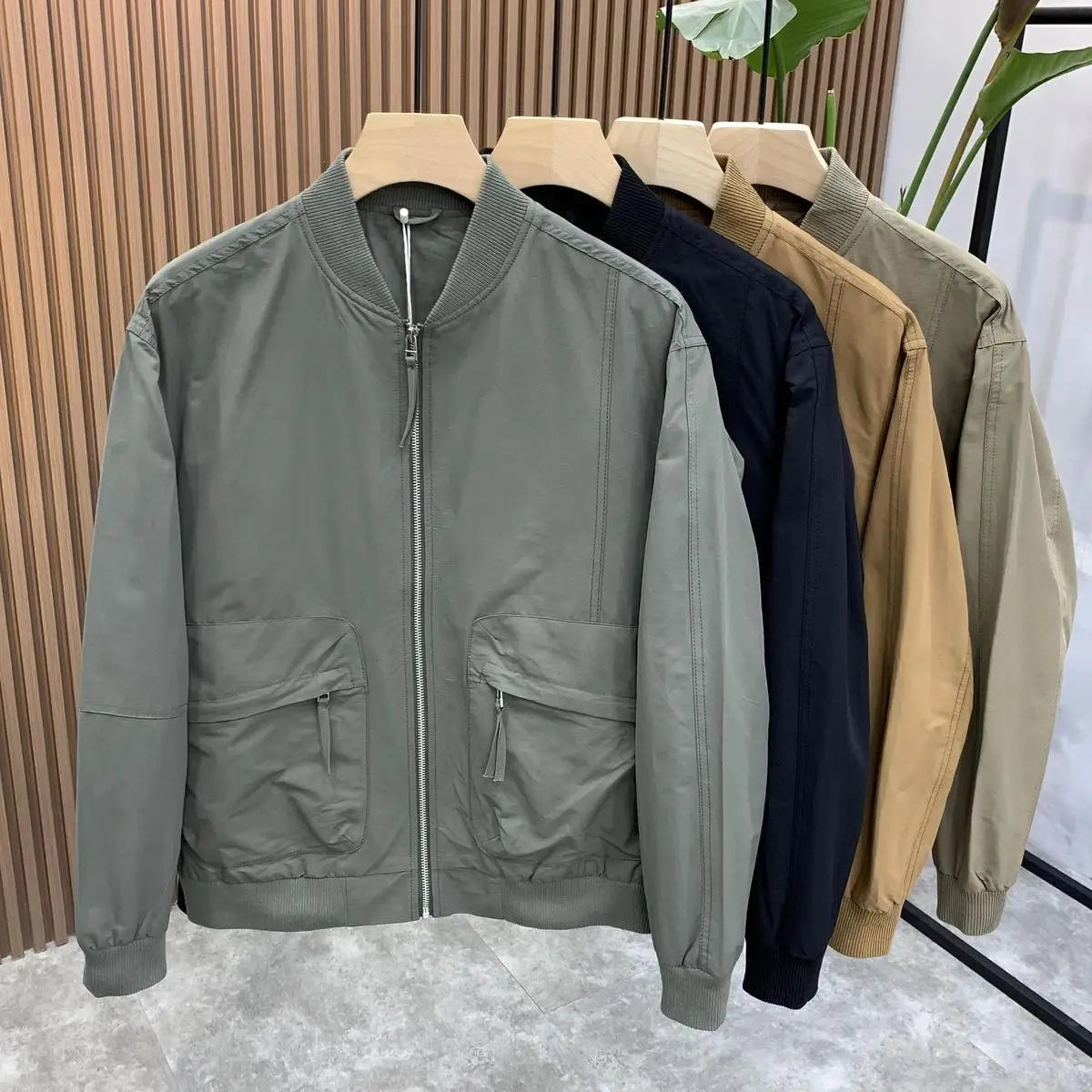 Jacket Men's Spring and Autumn 2025 New Fashion Brand Slim and Versatile Casual Lapel Long Sleeve Workwear