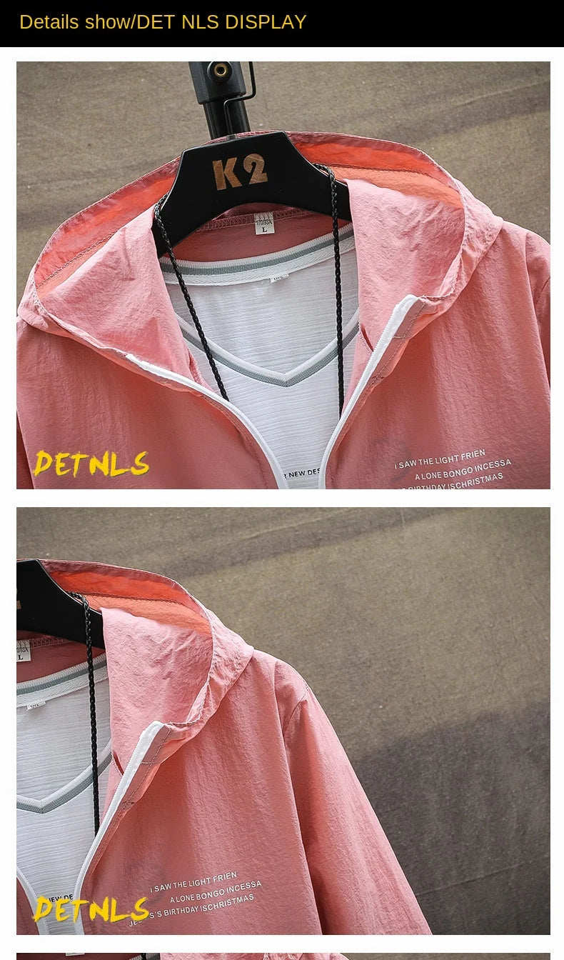 New Fashion Loose Lightweight Breathable Versatile Top Outdoor High Quality Sports and Leisure UV Resistant Neutral Jacket
