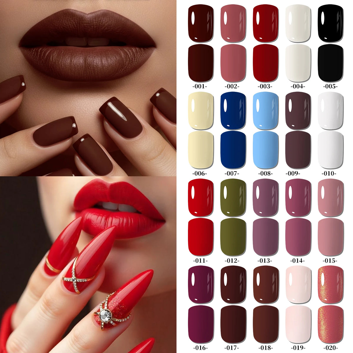 Misscheering Water-Based Peel Off Nail Polish 7.5ml Quick Air Dry Glossy Long Lasting Removable Nail Varnish No UV Needed Easy