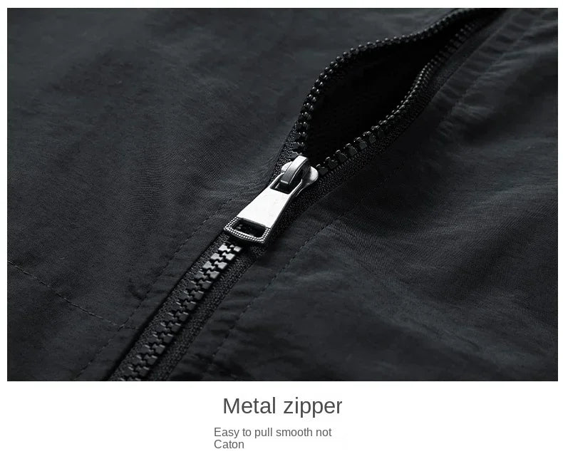 Jacket Fashion Casual Color Contrast Round Neck Coat Version Loose Quality Comfortable Fabric Breathable Parka Padded Jacket
