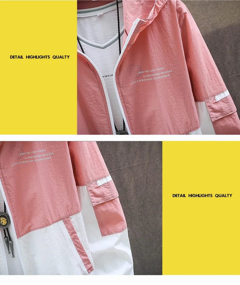 New Fashion Loose Lightweight Breathable Versatile Top Outdoor High Quality Sports and Leisure UV Resistant Neutral Jacket
