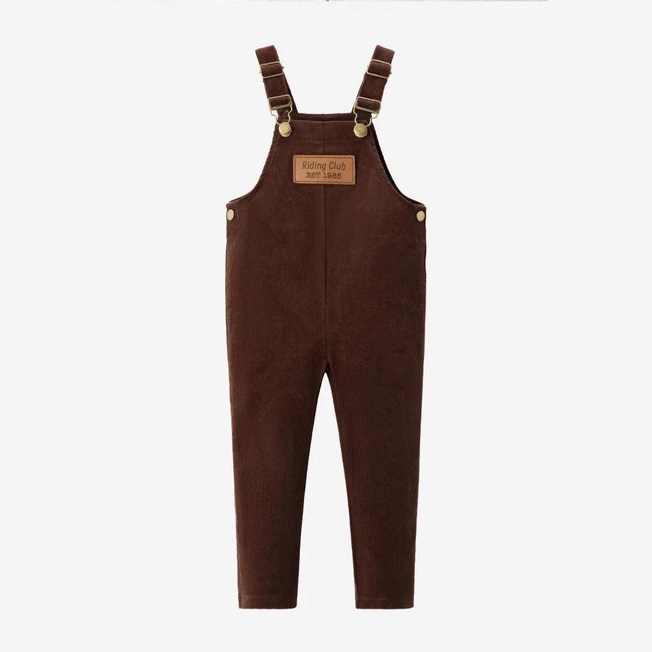 AS AW26  Saddle collection Brown Corduroy + Rugby sweatshirt Print corduroy girl clothing  family matching boys clothes
