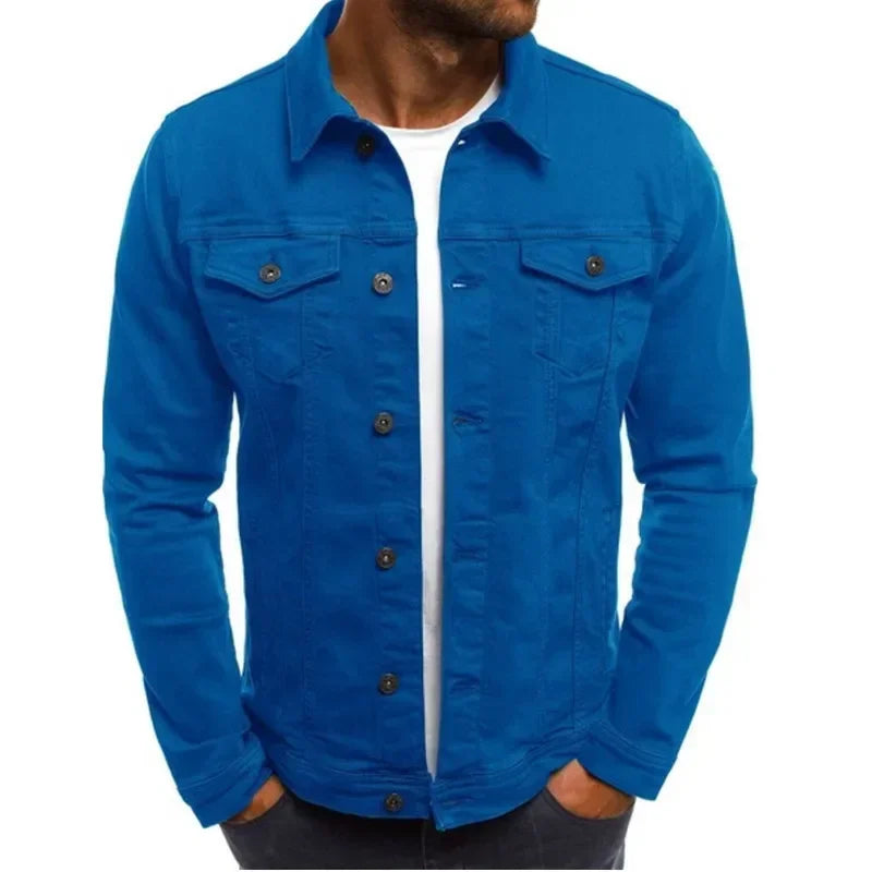 Men's Denim Jackets Streetwear Casual Cotton Classic Slim Jeans Coat Male Clothes Cowboy Jacket Ropa Para Hombre Jackets for Men