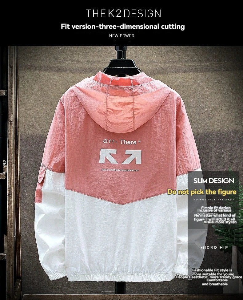 New Fashion Loose Lightweight Breathable Versatile Top Outdoor High Quality Sports and Leisure UV Resistant Neutral Jacket