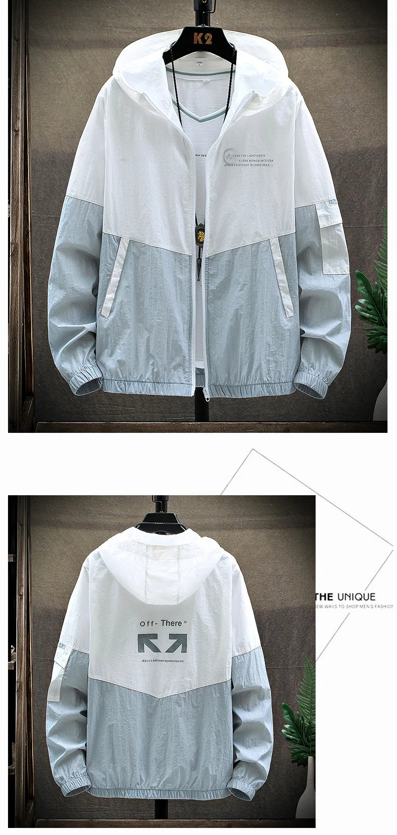 New Fashion Loose Lightweight Breathable Versatile Top Outdoor High Quality Sports and Leisure UV Resistant Neutral Jacket