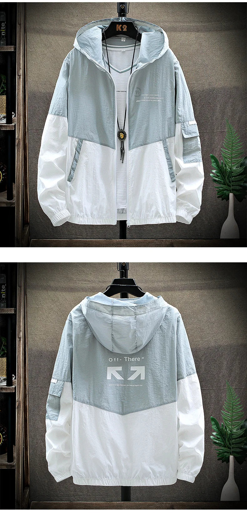 New Fashion Loose Lightweight Breathable Versatile Top Outdoor High Quality Sports and Leisure UV Resistant Neutral Jacket