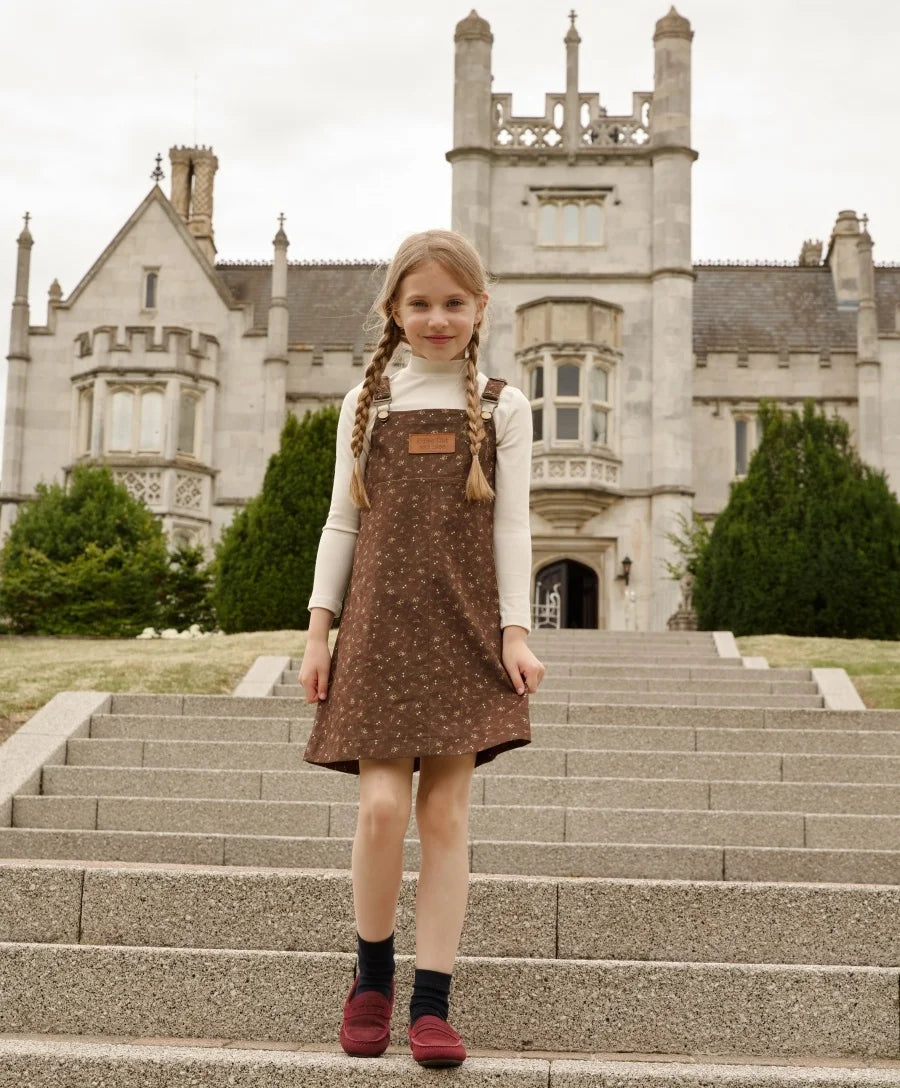 AS AW26  Saddle collection Brown Corduroy + Rugby sweatshirt Print corduroy girl clothing  family matching boys clothes