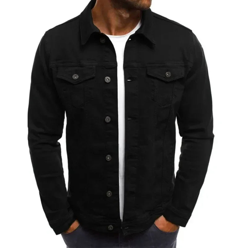 Men's Denim Jackets Streetwear Casual Cotton Classic Slim Jeans Coat Male Clothes Cowboy Jacket Ropa Para Hombre Jackets for Men