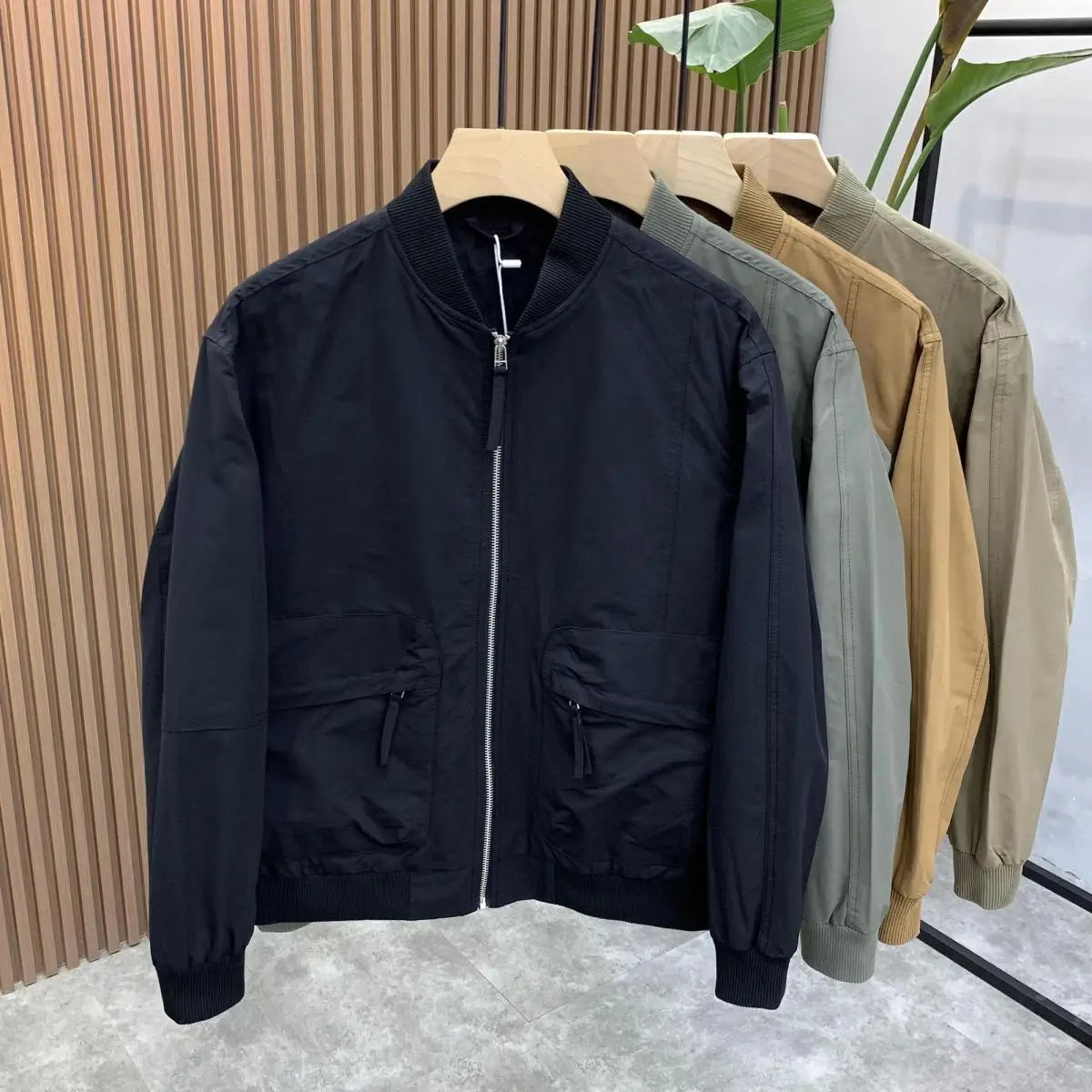 Jacket Men's Spring and Autumn 2025 New Fashion Brand Slim and Versatile Casual Lapel Long Sleeve Workwear