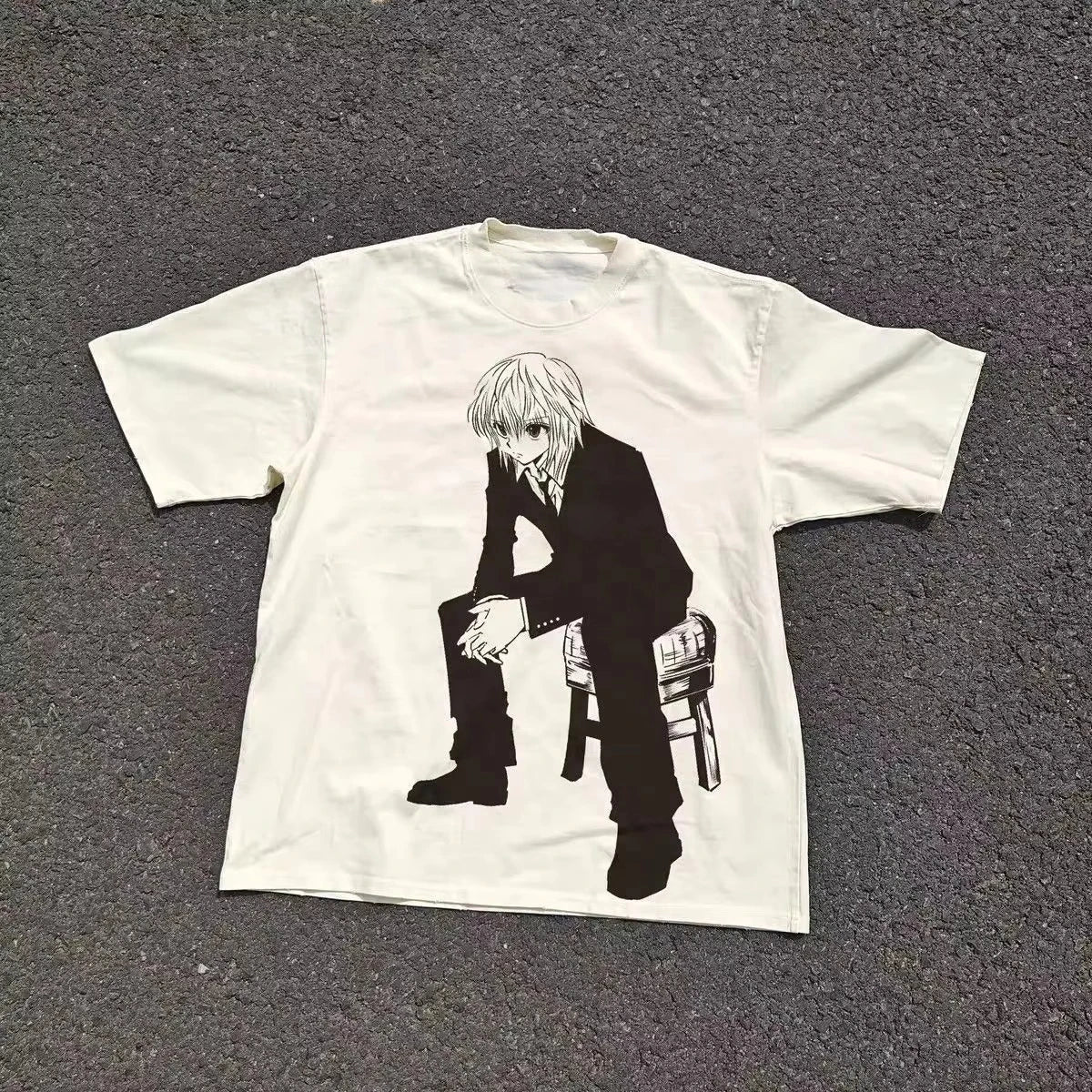 Jacket - Full-time Hunter Large Size Printed Short-Sleeved T-Shirt - Men's and Women's Basic T-Shirt - Gender Neutral