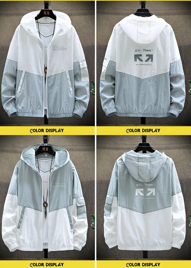 New Fashion Loose Lightweight Breathable Versatile Top Outdoor High Quality Sports and Leisure UV Resistant Neutral Jacket