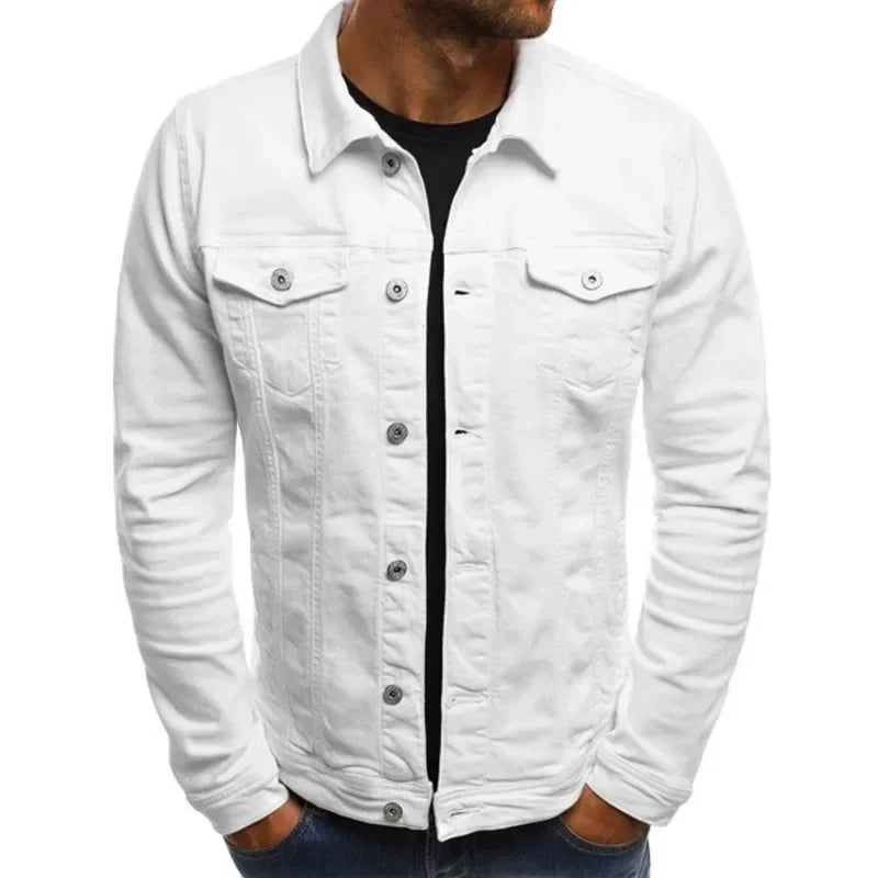 Men's Denim Jackets Streetwear Casual Cotton Classic Slim Jeans Coat Male Clothes Cowboy Jacket Ropa Para Hombre Jackets for Men