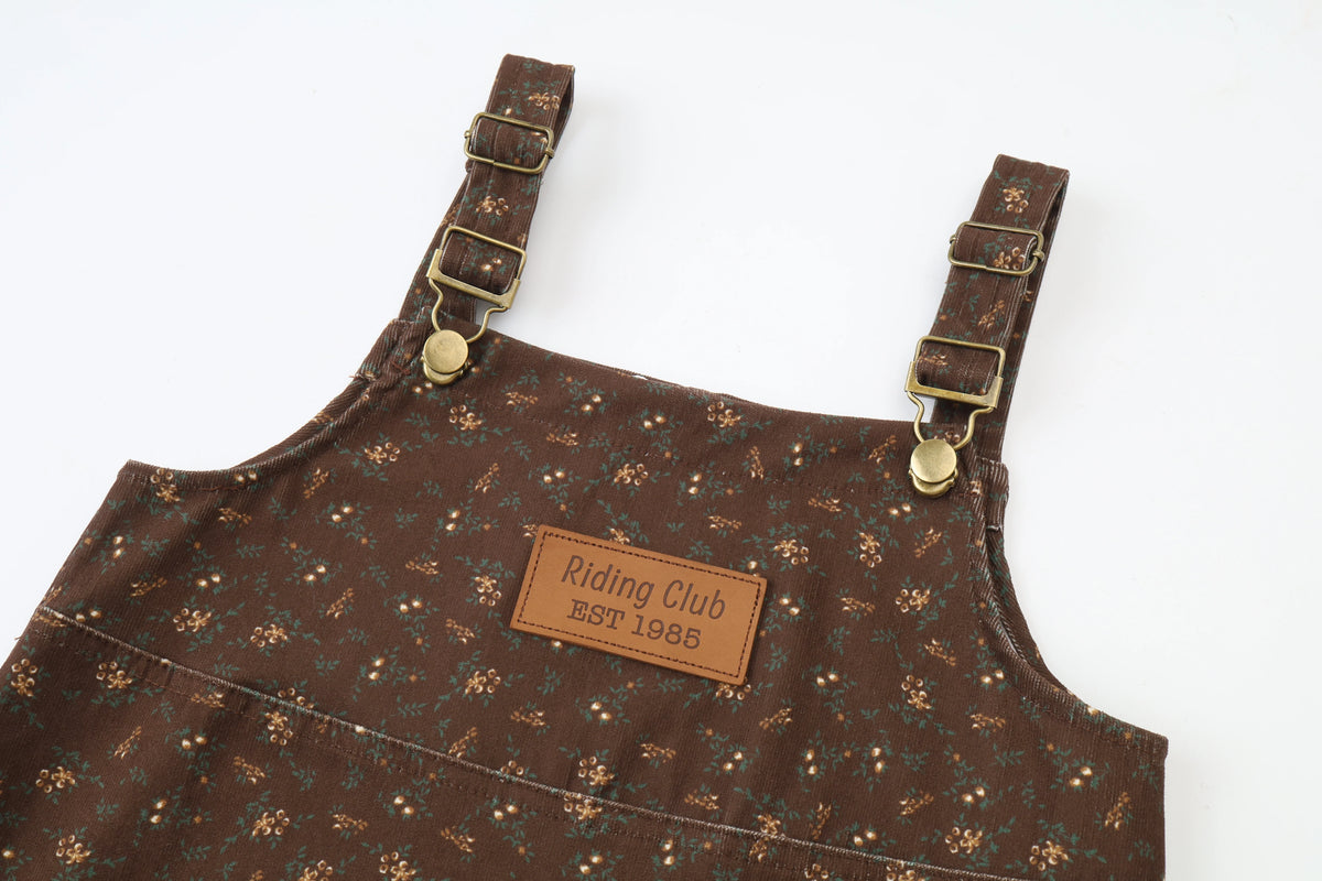AS AW26  Saddle collection Brown Corduroy + Rugby sweatshirt Print corduroy girl clothing  family matching boys clothes