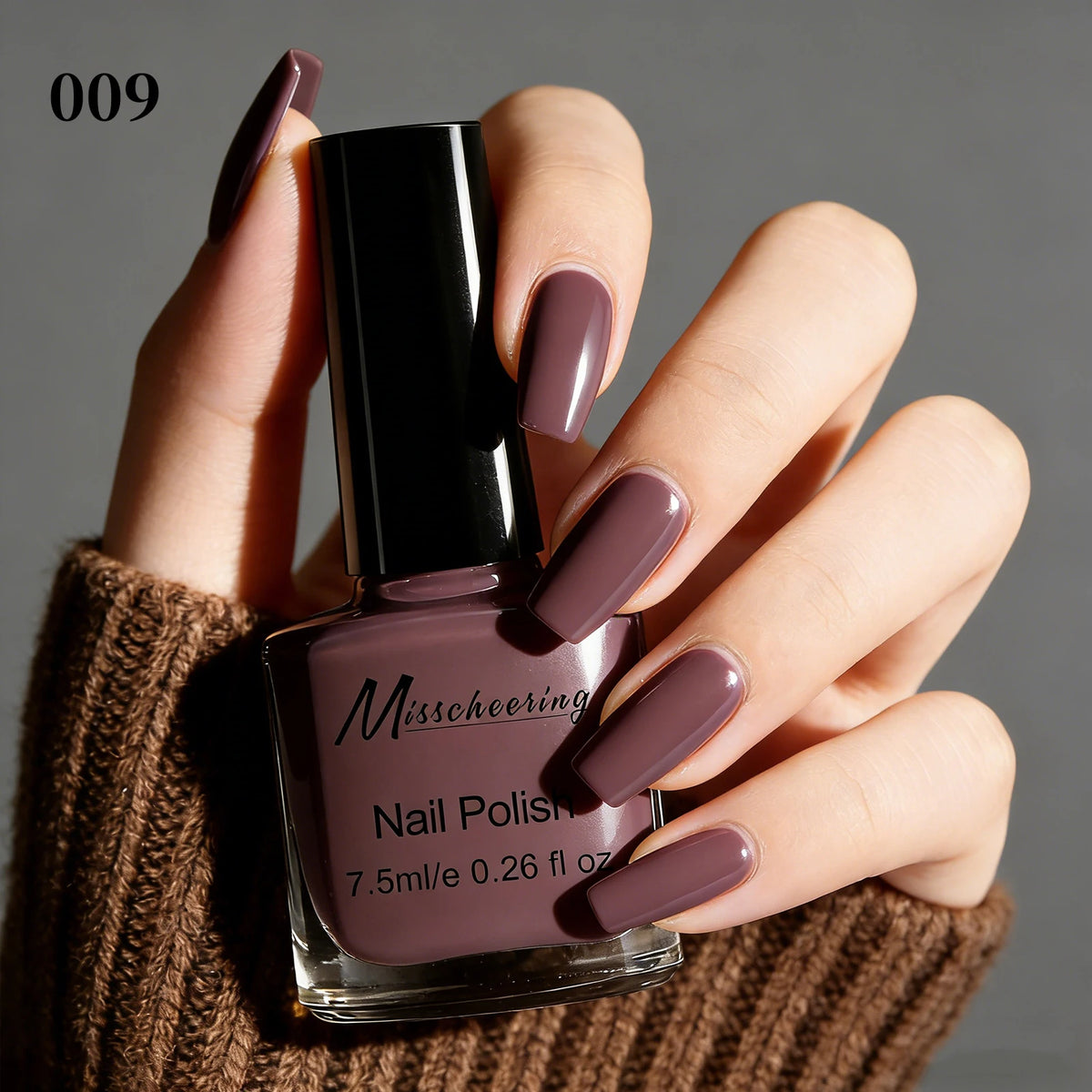 Misscheering Water-Based Peel Off Nail Polish 7.5ml Quick Air Dry Glossy Long Lasting Removable Nail Varnish No UV Needed Easy