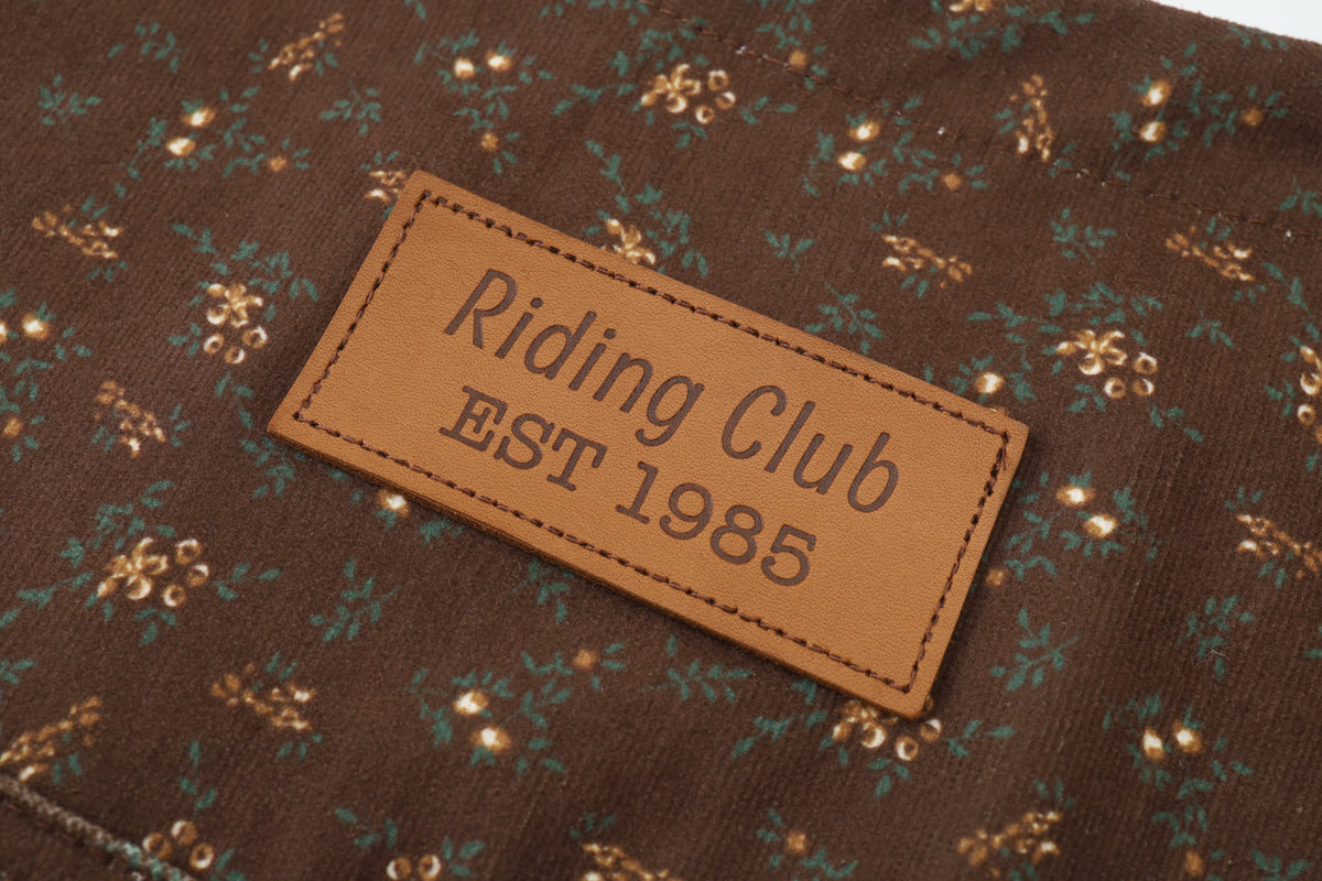 AS AW26  Saddle collection Brown Corduroy + Rugby sweatshirt Print corduroy girl clothing  family matching boys clothes