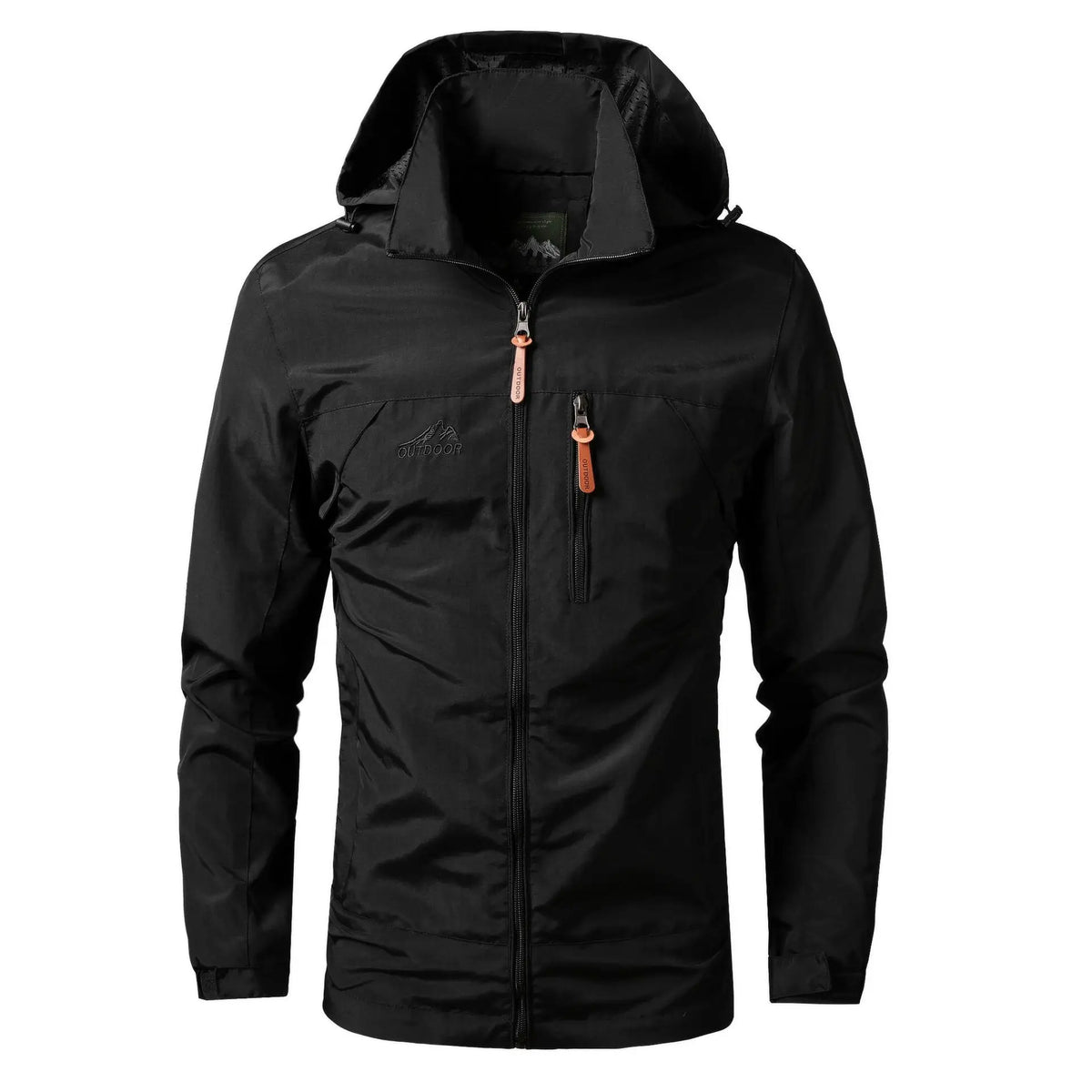Outdoor Jackets Men Spring Autumn Fashion Casual Hooded Coats Men Hiking Camping Sports Waterproof Windbreaker Oversized Jackets