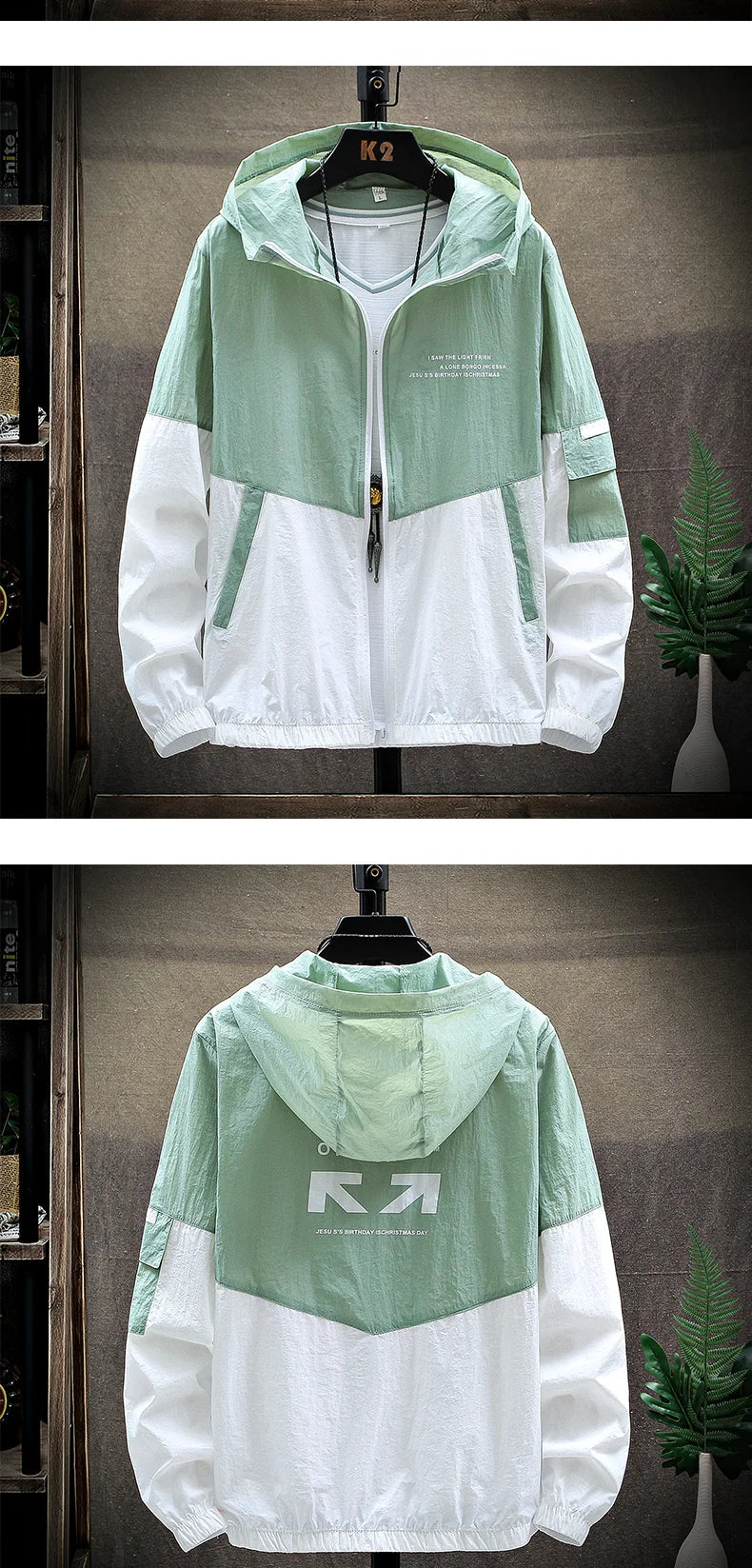 New Fashion Loose Lightweight Breathable Versatile Top Outdoor High Quality Sports and Leisure UV Resistant Neutral Jacket