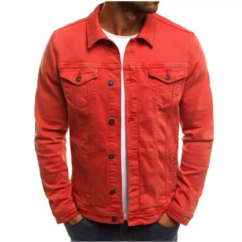 Men's Denim Jackets Streetwear Casual Cotton Classic Slim Jeans Coat Male Clothes Cowboy Jacket Ropa Para Hombre Jackets for Men
