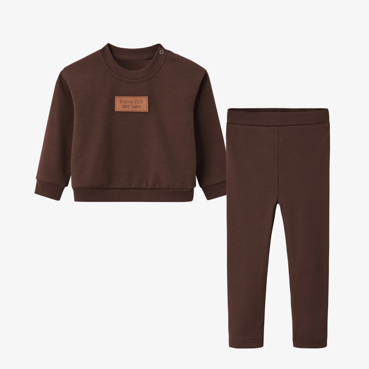 AS AW26  Saddle collection Brown Corduroy + Rugby sweatshirt Print corduroy girl clothing  family matching boys clothes