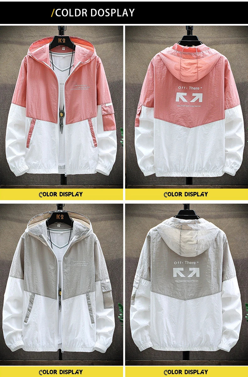 New Fashion Loose Lightweight Breathable Versatile Top Outdoor High Quality Sports and Leisure UV Resistant Neutral Jacket