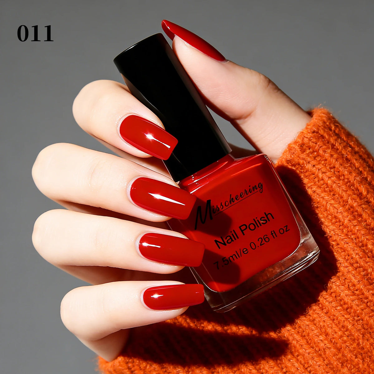 Misscheering Water-Based Peel Off Nail Polish 7.5ml Quick Air Dry Glossy Long Lasting Removable Nail Varnish No UV Needed Easy