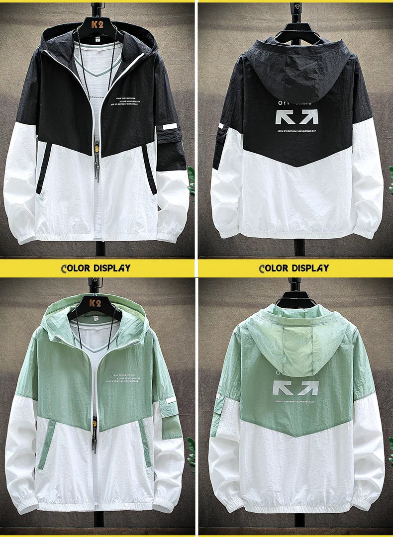 New Fashion Loose Lightweight Breathable Versatile Top Outdoor High Quality Sports and Leisure UV Resistant Neutral Jacket