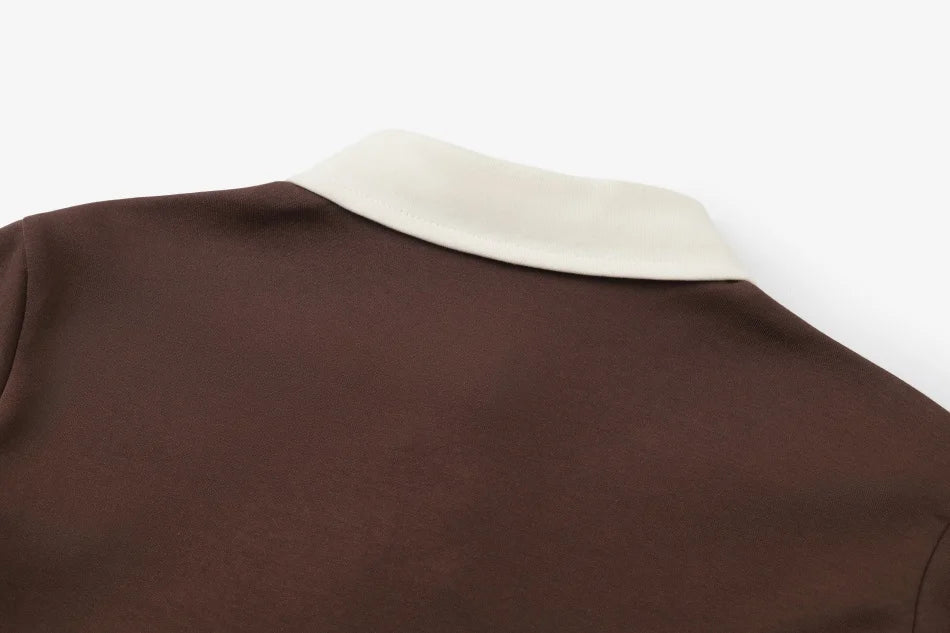 AS AW26  Saddle collection Brown Corduroy + Rugby sweatshirt Print corduroy girl clothing  family matching boys clothes