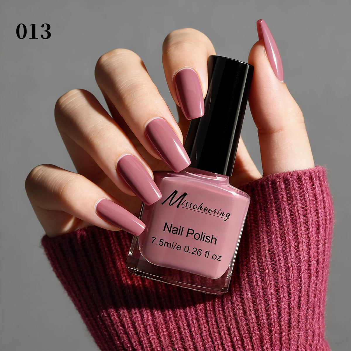 Misscheering Water-Based Peel Off Nail Polish 7.5ml Quick Air Dry Glossy Long Lasting Removable Nail Varnish No UV Needed Easy