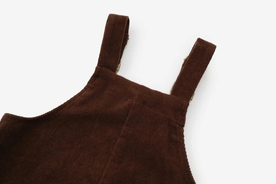 AS AW26  Saddle collection Brown Corduroy + Rugby sweatshirt Print corduroy girl clothing  family matching boys clothes