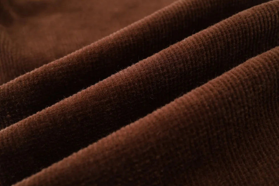 AS AW26  Saddle collection Brown Corduroy + Rugby sweatshirt Print corduroy girl clothing  family matching boys clothes