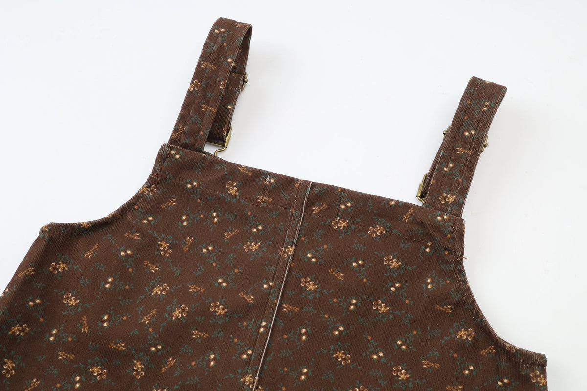 AS AW26  Saddle collection Brown Corduroy + Rugby sweatshirt Print corduroy girl clothing  family matching boys clothes