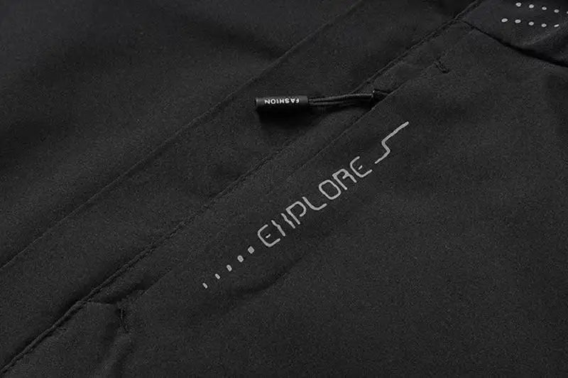 Men's Waterproof Rain Jacket Lightweight Outer Hooded Outdoor Raincoat Hiking Windproof Jacket Climbing Outdoor Jackets