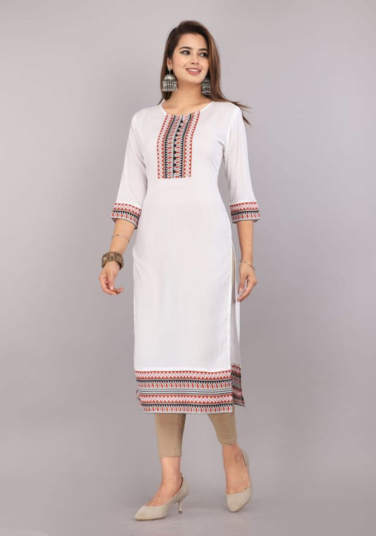 Women's Printed Cotton Kurti | Casual Everyday Ethnic Top