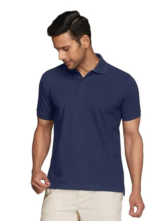 Men's Polo T-Shirt — Striped Design