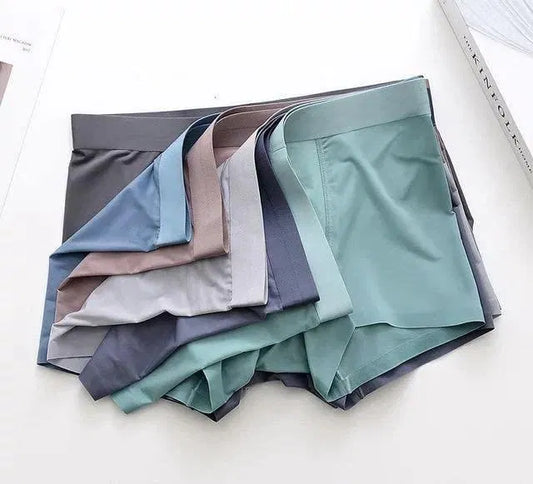 Men's Ice Silk Briefs Boxers (Pack of 3)...