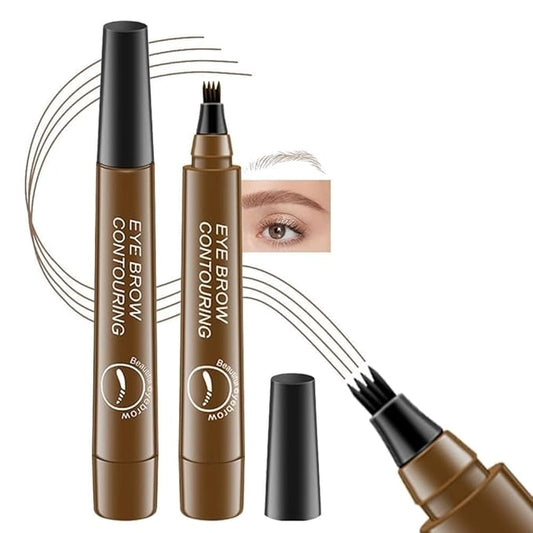 Waterproof Microblading Eyebrow Pencil with Micro-Fork Tip (Pack of 2)